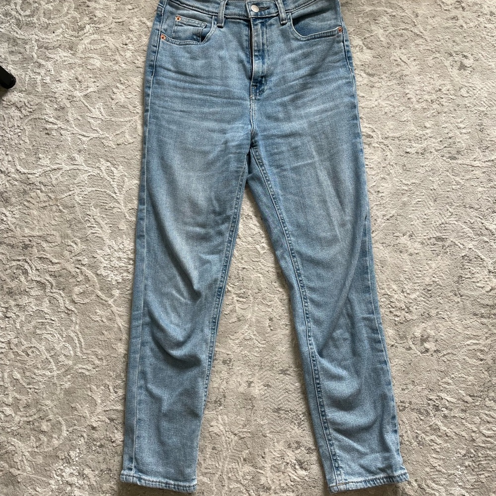 BDG Girlfriend High Rise Crop Jeans